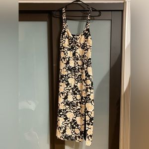 Abercrombie & Fitch Cinch-Front MIDI Dress